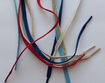 Mini baby shoe laces  (19 and 20 inches or 50 cm ) - Perfect accessories for infant shoes.( 1 pair)