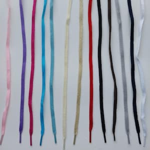 Mini baby shoe laces  (24 inches or 60 cm ) - Perfect accessories for infant shoes.( 1 pair)