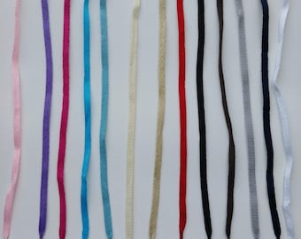 Mini baby shoe laces  (24 inches or 60 cm ) - Perfect accessories for infant shoes.( 1 pair)