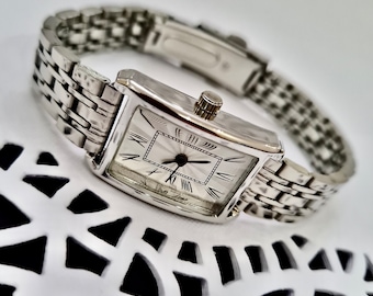 Watch for Women, Silver Colour, Roman Numeral Dial, Square Design, Easy Usage, Cool Design, Charismatic Design, White, Mother's Day Gift