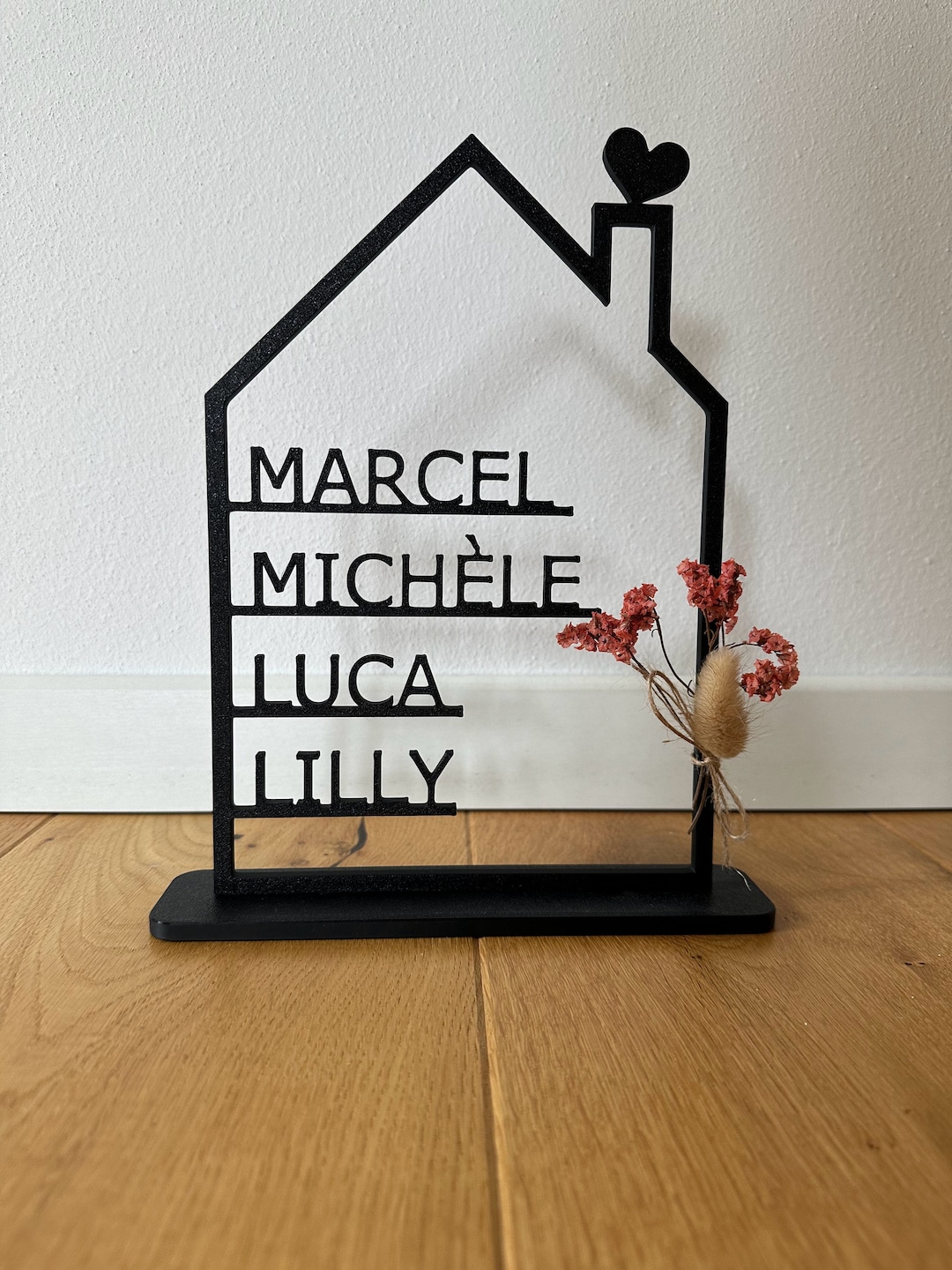 3D Print Personalized Family Gift - House With Name - Housewarming Gift ...