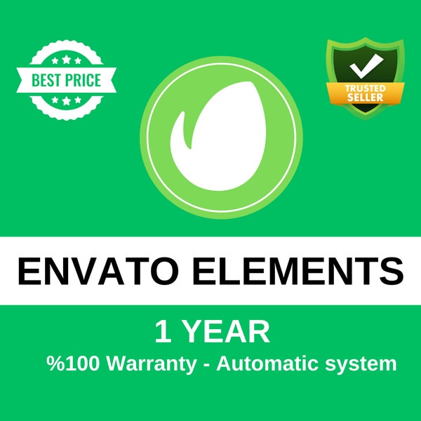 Envato Elements Download Service - Suscripción de 365 días - Descarga rápida