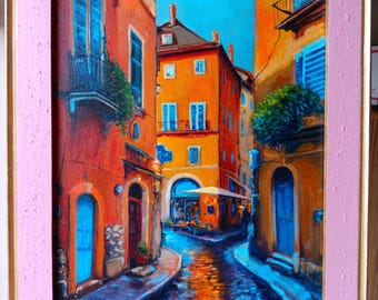 Nice. Warm Afternoon original oil painting