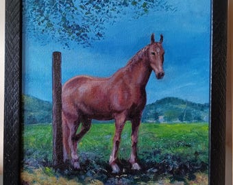 Frühes, Regnerisches, Mystisches original Ölgemälde