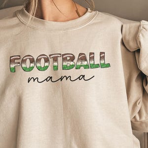 Football Mama Shirt, Game Day Sweatshirt, Cute Football Mom Gift, Fall Football Crewneck, Touchdown Season Shirt, Sports Mama Sweater