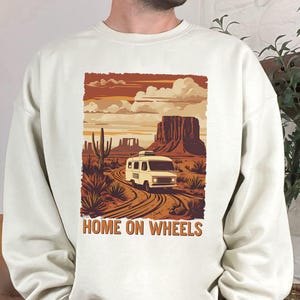 RV Sweatshirt, Road Trip Shirt, Camping Shirt, RV Life, Camper Shirt, Vacation Sweater, Nature Lover Gift, Outdoor Adventure Sweatshirt