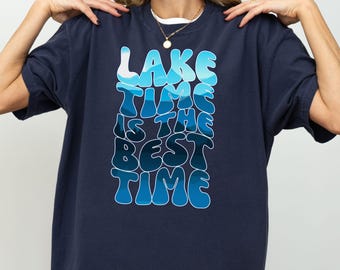 Lake Life Shirt, Lake Shirt, Summer Vacation Tee, Comfort Colors Camping Shirt, Outdoor Tee, Lake Lover Gift, Vacation Shirt, Adventure Tee