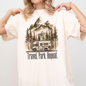 Comfort Colors RV Shirt, Road Trip T-shirt, Camping Shirt, RV Life, Camper Shirt, Vacation Tee, Nature Lover Gift, Outdoor Adventure Tee