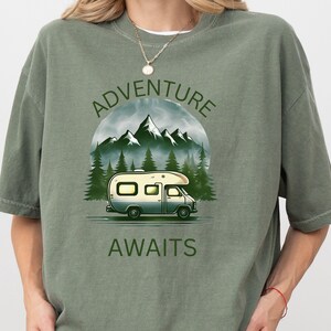 Comfort Colors RV Shirt, Road Trip T-shirt, Camping Shirt, RV Life, Camper Shirt, Vacation Tee, Nature Lover Gift, Outdoor Adventure Tee