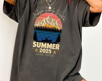 Custom Lake Life Shirt, Lake Shirt, Summer Vacation Tee, Comfort Colors Camping Shirt, Outdoor Shirt, Lake Lover Gift, Vacation Shirt