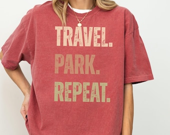 Comfort Colors RV Shirt, Road Trip T-shirt, Camping Shirt, RV Life, Camper Shirt, Vacation Tee, Nature Lover Gift, Outdoor Adventure Tee