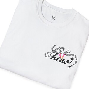 Yee-Haw Cowgirl-T-Shirt: Vintage Rodeo-Stiefel-T-Shirt