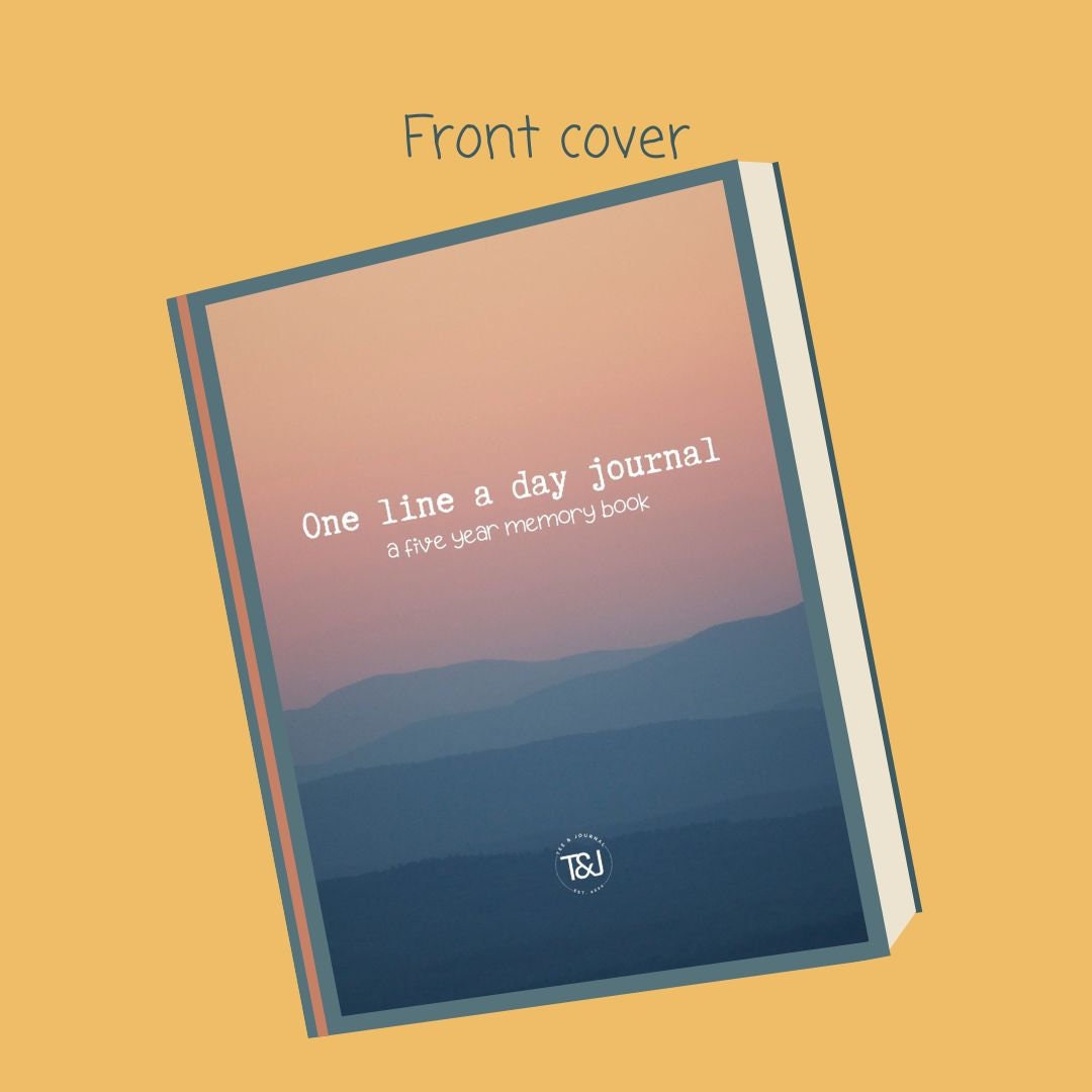 One Line A Day - 5 Year Journal Template - Etsy