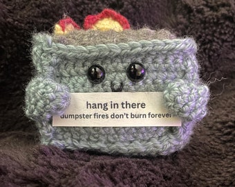 Emotional Support Dumpster Fire Pattern