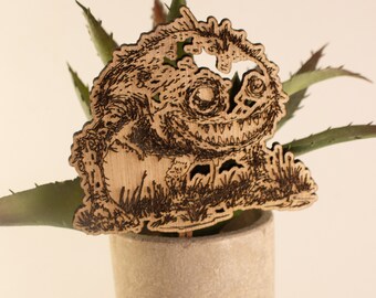 Swamp Monster Plant Pal, Plant Decor, Gift for Plant Lover, Indoor Plant Accessory, Plant Buddy, Plant Lover Gift, Plant Friends