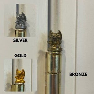 Set of 3 Hinge Head, Gargoyle. 3 Color Options (Set of 3)
