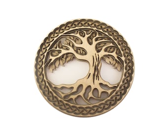 Tree of Life Wooden Wall Decor, Tree Decor, Wooden Tree Decor, Wood Tree Decor, Circle Tree of Life, housewarming gift,Laser cut 3D wall Art