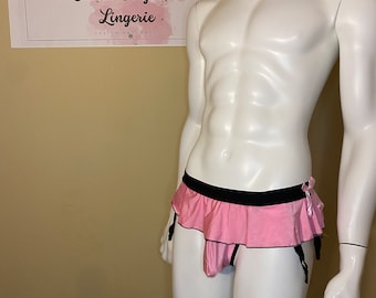 Men&#39;s Open Back Panty / Male Thong / Femboy Lingerie / Sissy Lingerie for Men