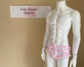 Sissy Satin Femboy Panty / Femboy Lingerie / Sissy Lingerie for Men