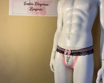 Lace Femboy Thong / Sissy Lingerie for Men / Femboy Lingerie