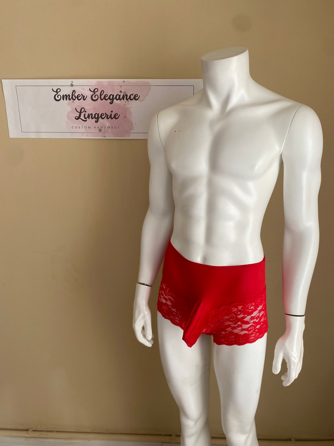 Lace Femboy Panties With Pouch / Femboy Lingerie / Sissy ... 