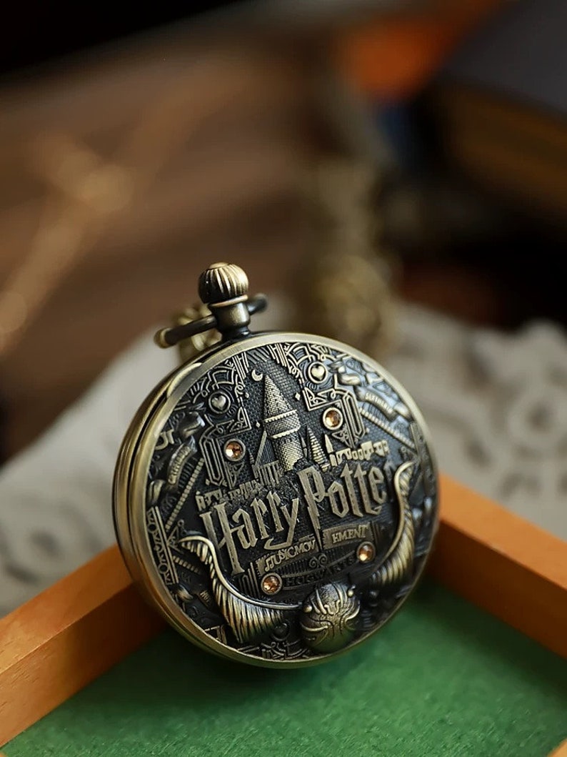 Wizard's Timepiece Harry Potter Vintage Pocket Watch & Music Box Etsy