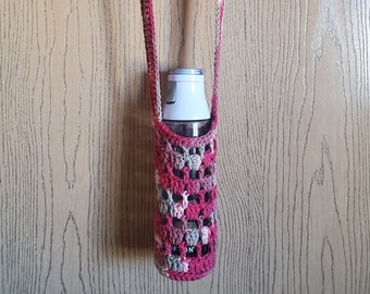 Crochet Water Bottle Sling Waterbottle Holder