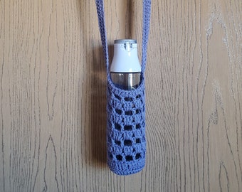 Crochet Water Bottle Sling Waterbottle Holder