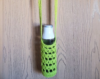 Crochet Water Bottle Sling Waterbottle Holder