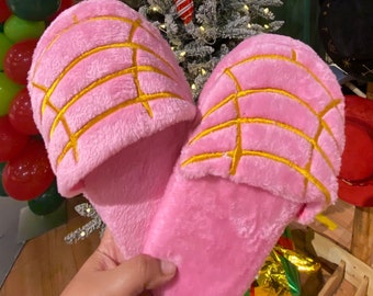 Pantuflas de Concha Rosas - Conchunflas // Pantofole Concha rosa - Festa della mamma