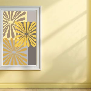 Matisse Style Abstract Wall Print| Shades of Yellow and Gray|Home Decor, AbstractArt, Poster, Printable, Instant Download