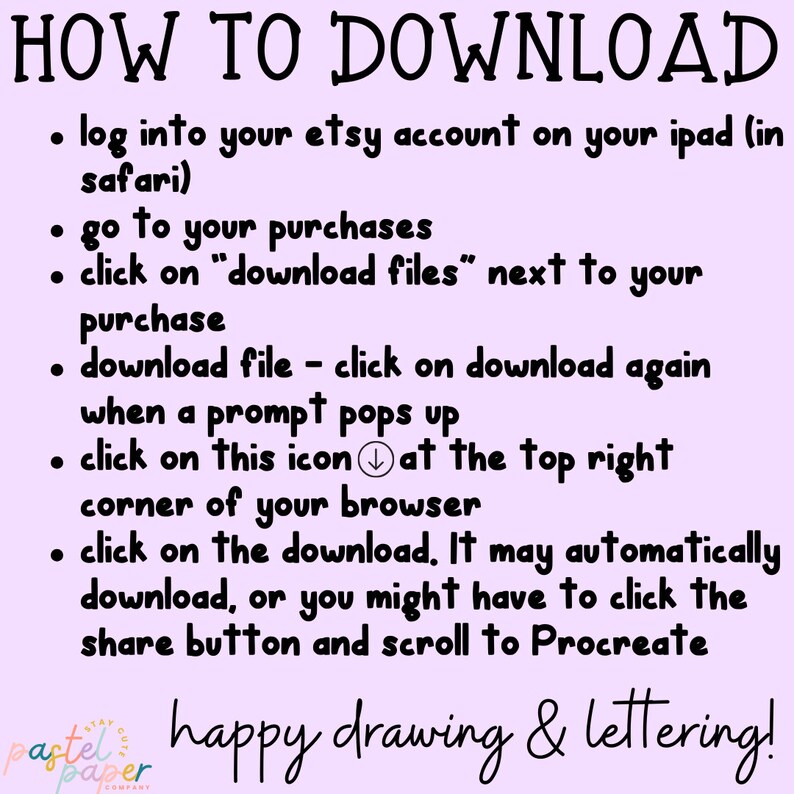 Marker Procreate Brush Chisel Tip Flat Edge Procreate Brush for Digital