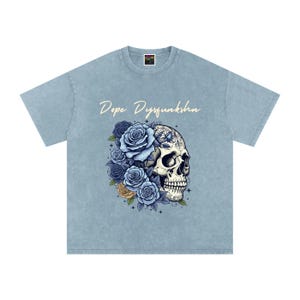 Camiseta extragrande de algodón lavada con nieve de Dope Dysfunkshn imagen 9