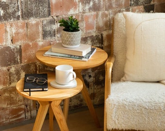 The Line edition Oak End Table | Side Table | Customizable