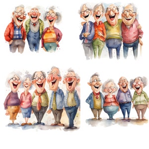 Oude mensen lachen, oude vrienden, vriendschap, oud, PNG, oude vrienden lachen, trending