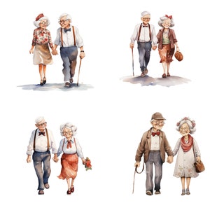 Trending, oude liefde, huwelijk, oud echtpaar, PNG, hand in hand, liefde, oud echtpaar, ouder echtpaar