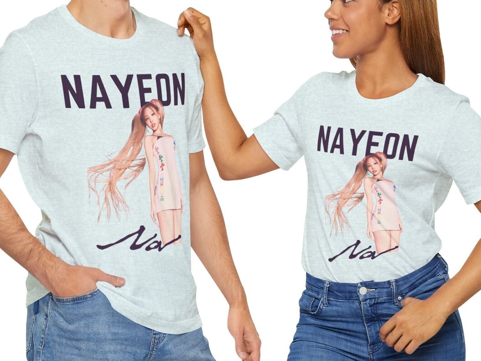 Nayeon (나연) ABCD Logo Classic T-Shirt | Nayeon Store