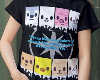 Stray Kids Zoo T-Shirt – SKZ Fan Made Merch