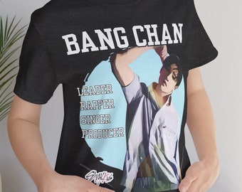 Vintage Bang Chan Graphic Tee, Retro Kpop Shirt