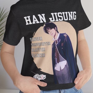 Vintage Han Jisung Stray kids Graphic Drawn Shirt, Han Retro T Shirt, Han Kpop Bootleg Shirt, Vintage Kpop Shirt for her Birthday gift