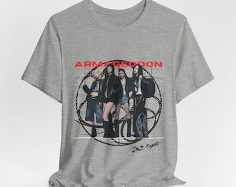 Aespa Armageddon Graphic Tee - Kpop Fan Shirt
