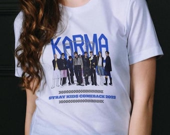 Stray Kids Karma T-Shirt | SKZ Kpop Concert Outfit