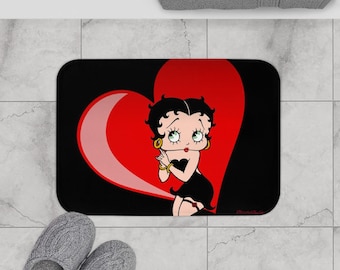 Betty Boop Bath Mat: Microfiber Bathroom Decor