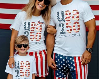 Semiquincentennial America 250 Shirt 4th of July Tee America Est 1776 Tshirt Patriotism Shirt Fourth of July Comfort Colors Group T-shirt