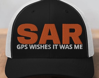 Search and Rescue Embroidered Hat Mesh First Responder Gift for Search and Rescue Gift Tactical Gear for SAR Search and Rescue Gear Hat