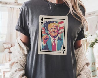 Unique Donald Trump Tshirt President Trump Sweater Make America Great Again Patriotic USA Sweatshirt Gift for Mom America First Gift for Her