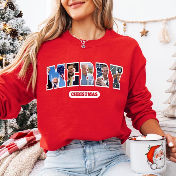 Merry Christmas Donald Trump JD Vance RFK Kennedy Elon Musk Tulsi Gabbard Trump President Team MAGA Make America Great Again 2024 Pro Trump