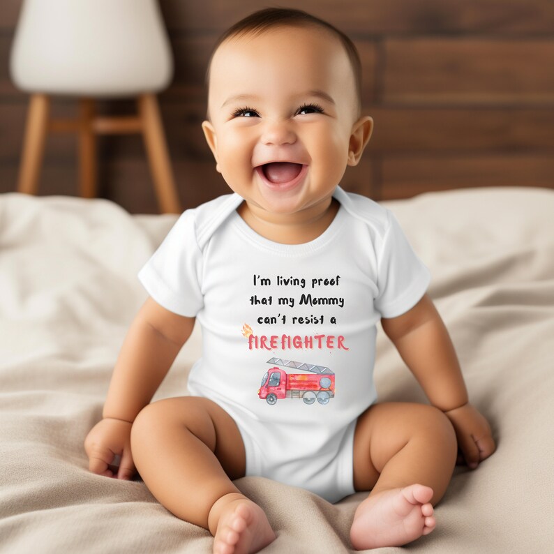 Firefighter Baby Shower Gift for New Dad Cute Baby Gift for Dad