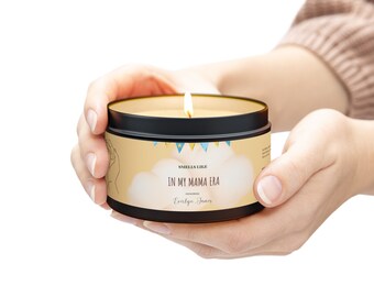 Bougies en étain, ça sent comme à l&#39;époque de ma maman, cadeau amusant pour une femme enceinte, baby shower, nouveau-né, cadeau de grossesse pour une nouvelle maman