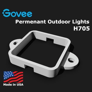 Govee Outdoor Light Mounts H705: Minimalist Design Brackets